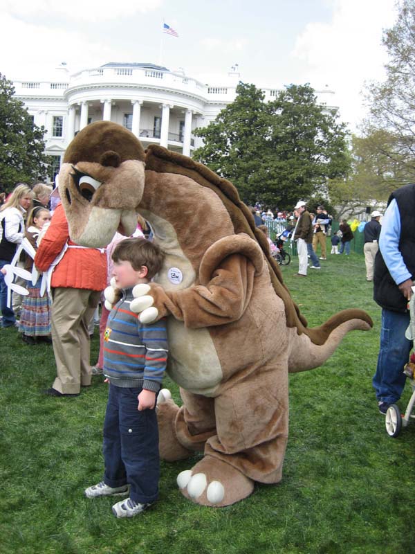 Littlefoot at the white house.